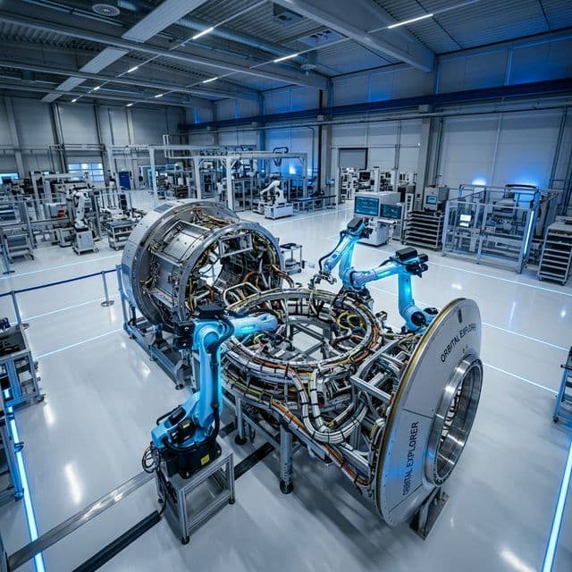 Automobile and drone manufacturing facility